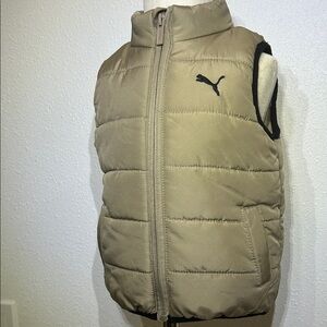 PUMA Tan Puffer Vest |Size 18 months